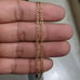 10kt Real solid gold Figaro diamond cut