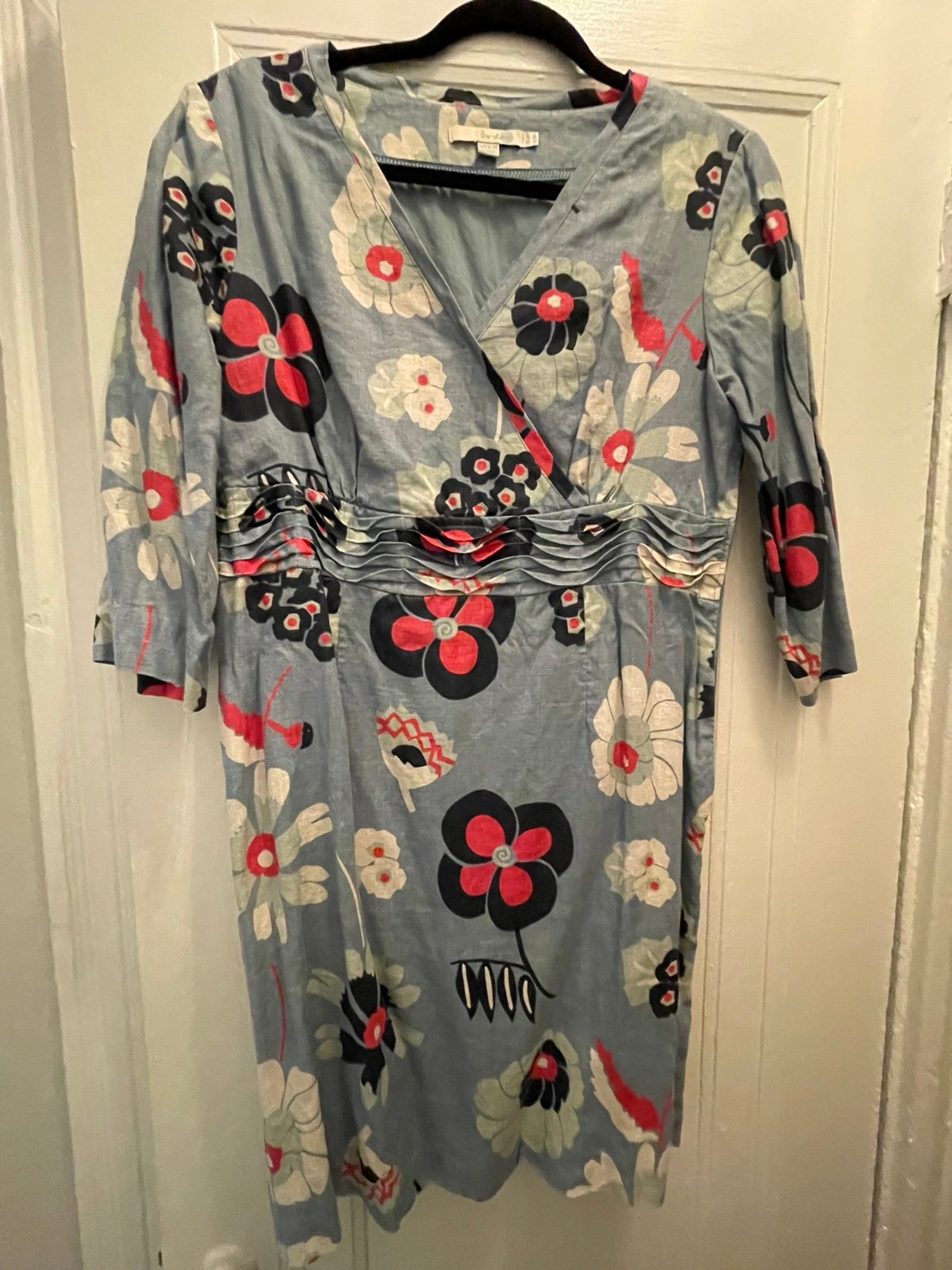 BODEN linen blend dress