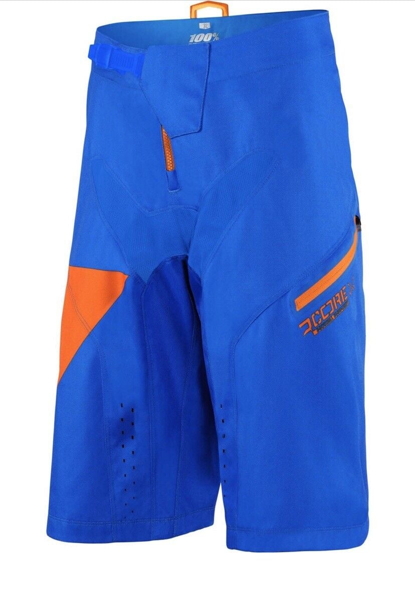 100% R-Core SUPRA DH Shorts Royal Men Size 30 MX Motocross 100 Percent New Nwt