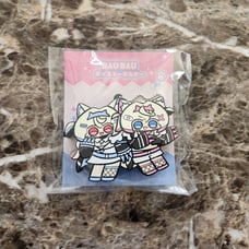 Hololive Fuwamoco: Bau Bau Voice Keychain