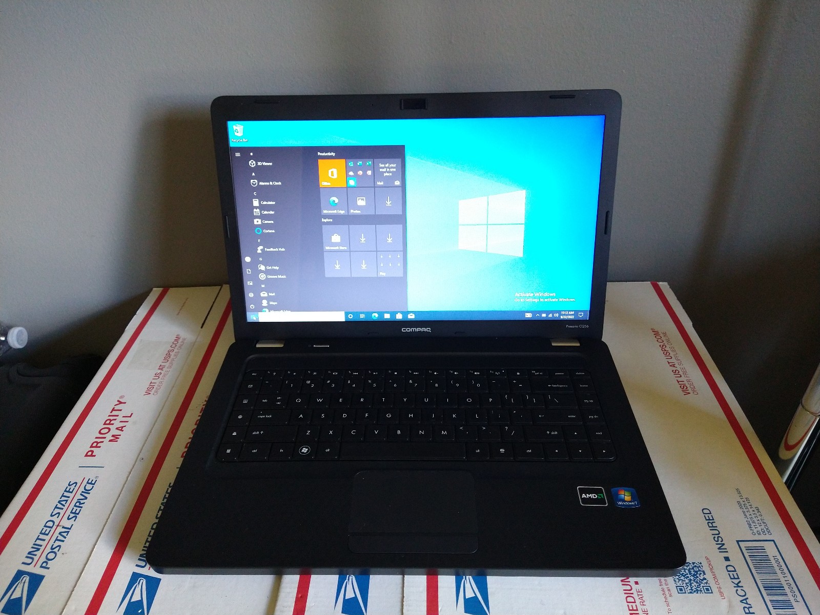 compaq presario cq60/ 4 gb ram/ 500 HDD/ Windows 10 pro/ office 2019