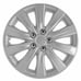 16 Set of 4 Wheel Covers 10-Spoke Silver Snap On Hub Cap for R16 Tire & Steel