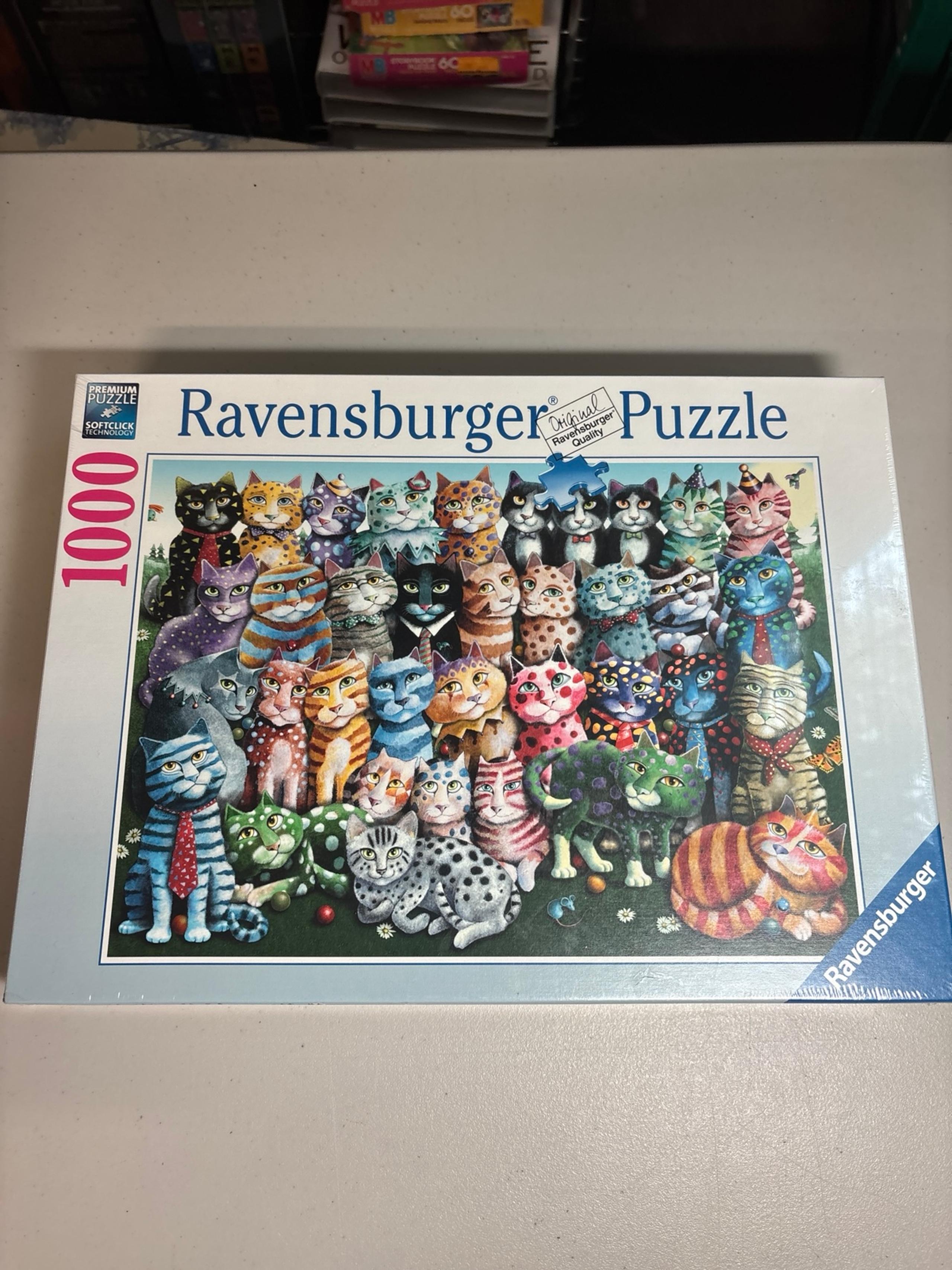 NIB - Ravensburger 2017 Cat Family Reunion 1000pc Jigsaw Puzzle
