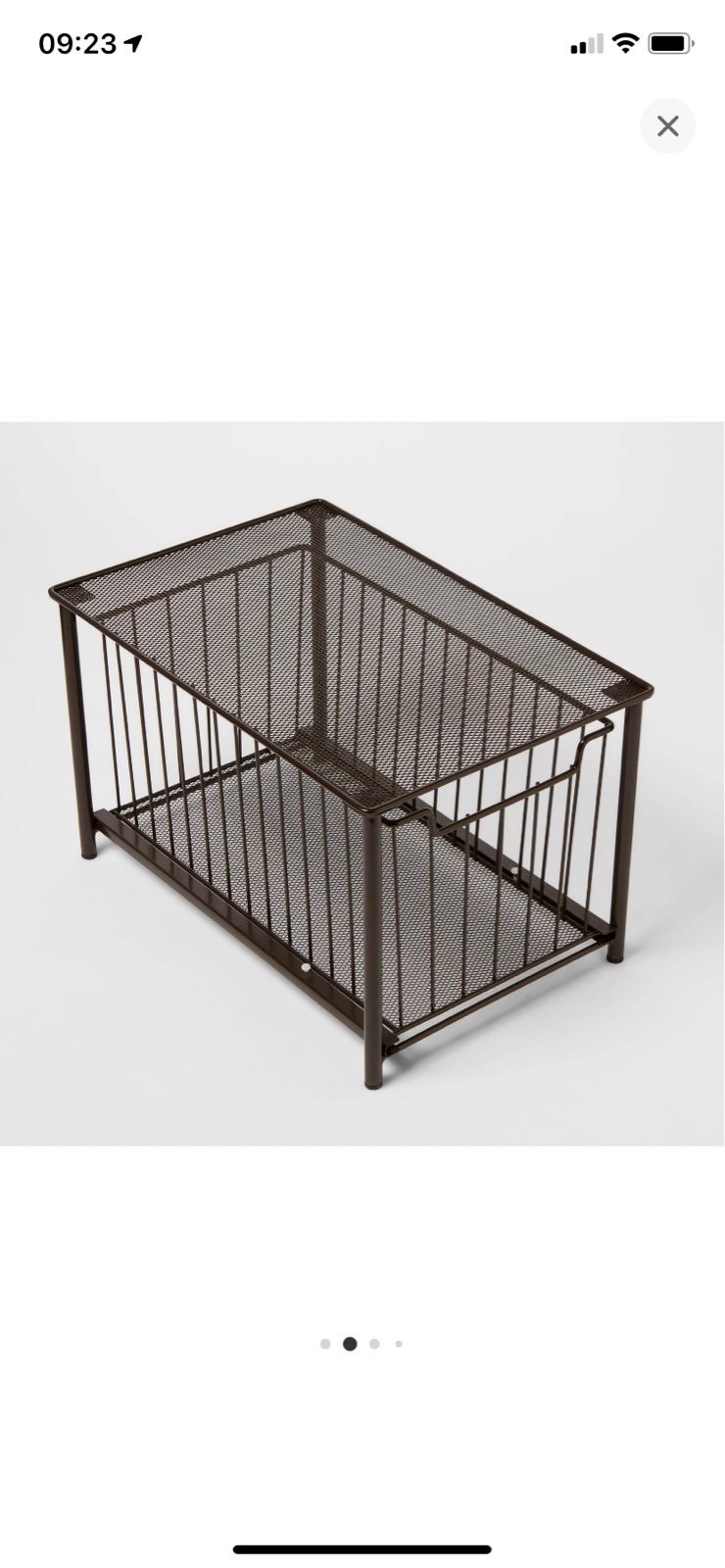 Threshold Medium Oil Rubbed Bronze Stackable Drawer