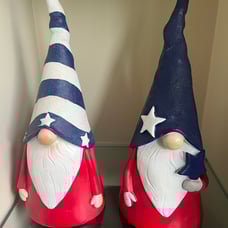 Patriotc july gnome set of 2
