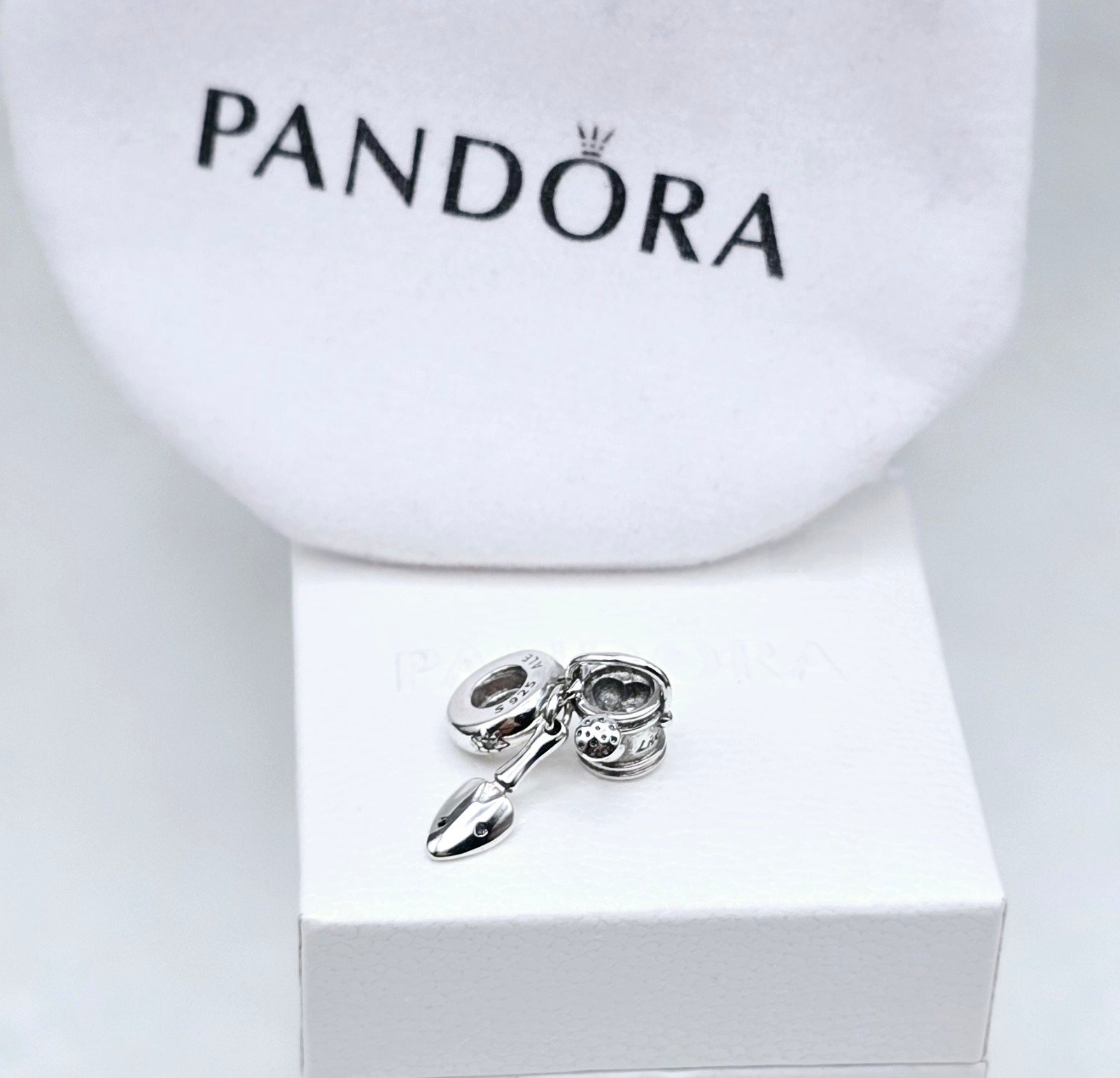 Pandora // Watering Can // Trowel // Dangle // Retired // Pandora Charm
