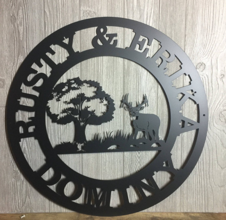 Deer Sign, Gift for Man
