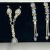 Bundle vintage sterling silver moonstone necklace earrings lot jewelry