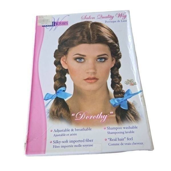 The Wizard Of Oz Secret Wishes DOROTHY Salon Quality Wig costume