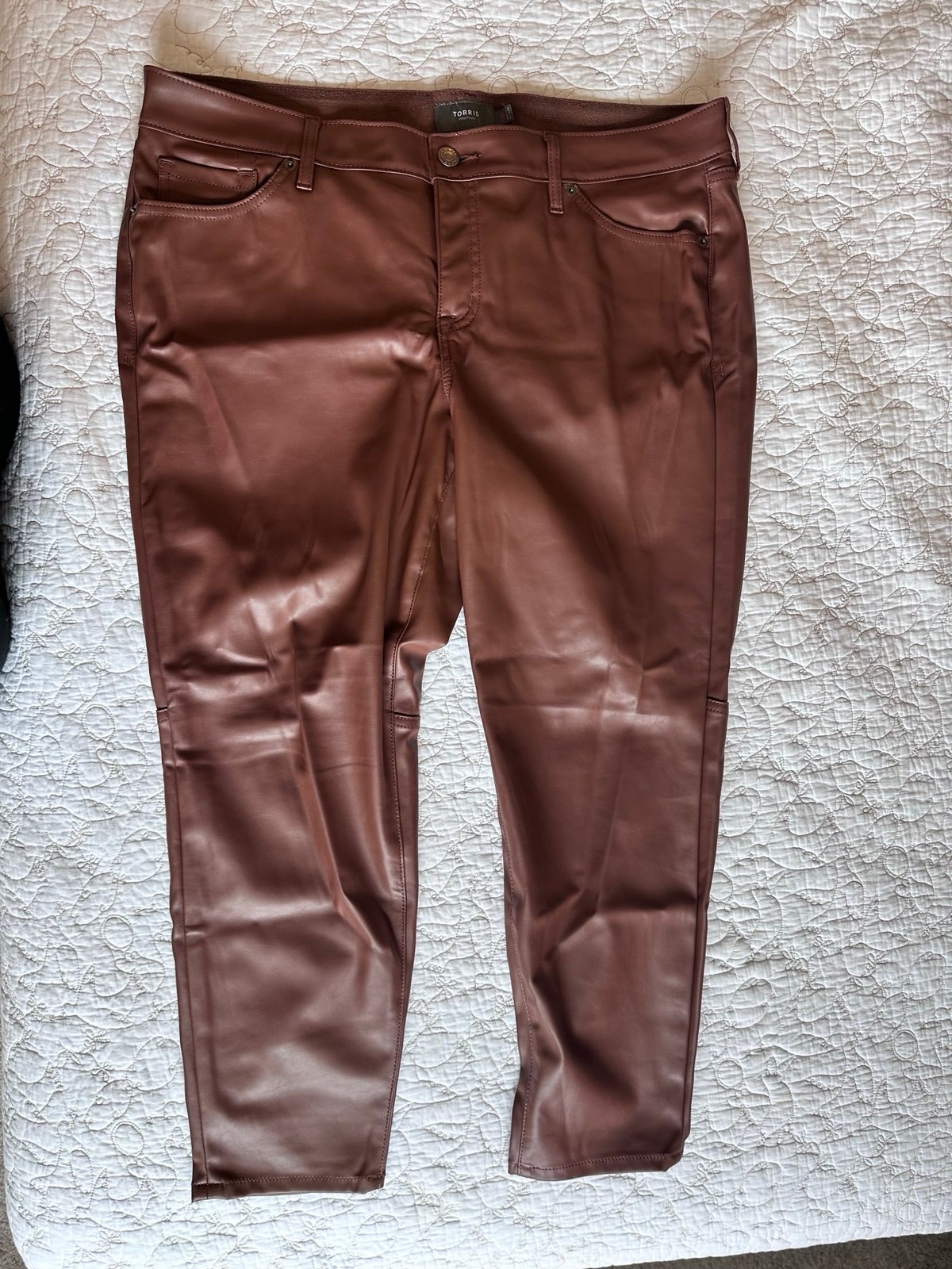 Size 16 Bundle Torrid Faux Leather Pants and Top