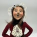 Byers Choice Carolers Lady Muff Victorian Skirt Woman 1990 Vintage 13 Signed