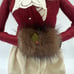 Byers Choice Carolers Lady Muff Victorian Skirt Woman 1990 Vintage 13 Signed