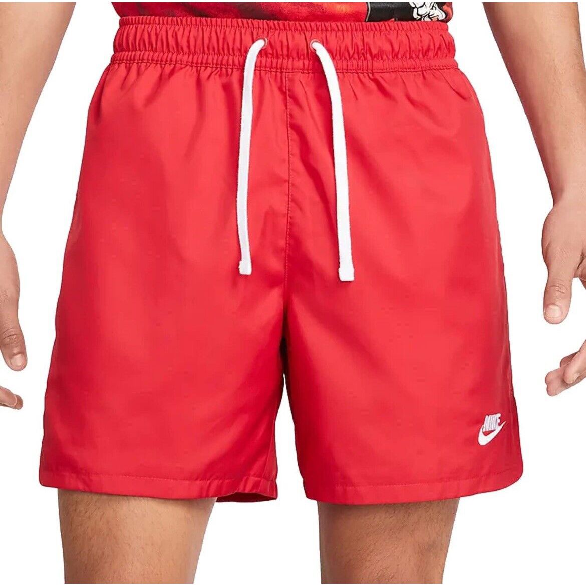 Nike NSW Woven Flow Shorts Men's Size XXL University Red DM6829-657 Brand New
