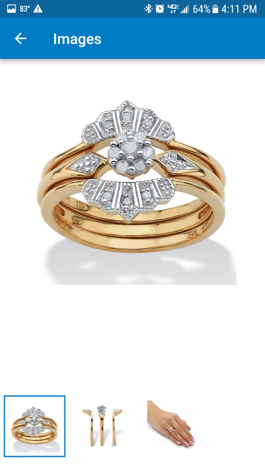 18K Gold Over Sterling
