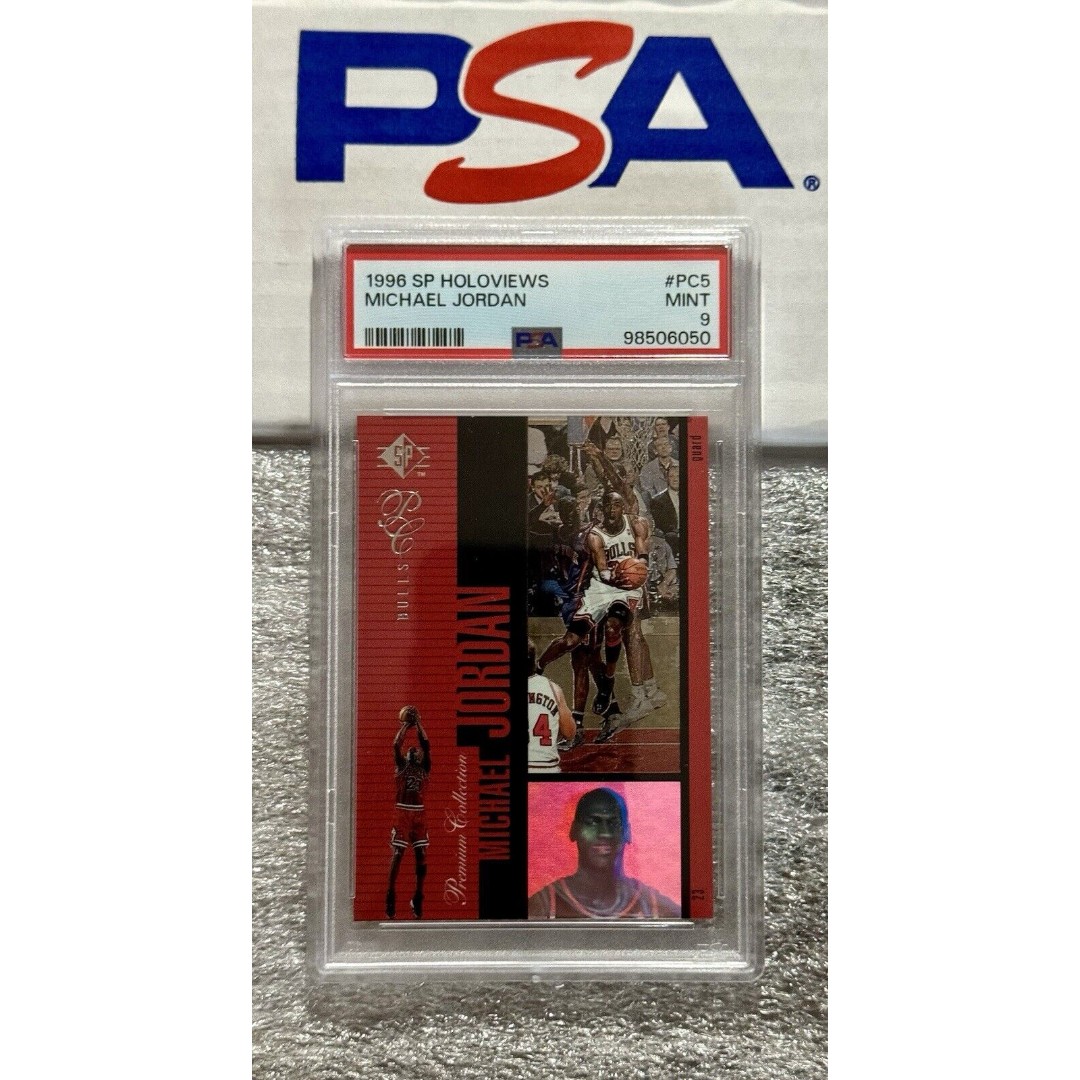 1996-97 Upper Deck SP Holoviews Michael Jordan PSA MINT 9 Premium Collection HOF