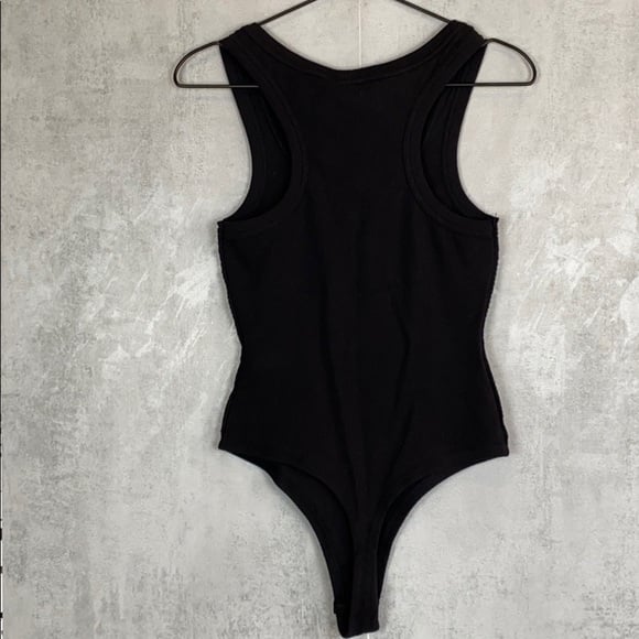 Urban Outfitters ribbed black bodysuit