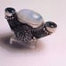 Moonstone Blue Topaz 925 Sterling Silver Ring