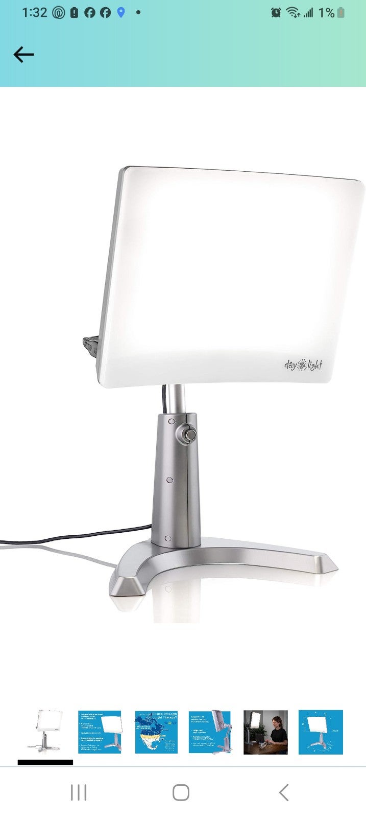 CAREX DAY-LIGHT CLASSIC PLUS LIGHT THERAPY LAMP