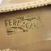Salvatore Ferragamo women's Naturals Beige Stitch heel Shoes US 9.5 AA Bow Pumps