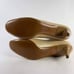 Salvatore Ferragamo women's Naturals Beige Stitch heel Shoes US 9.5 AA Bow Pumps