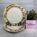 Sakura Majesticware BELLA Red Blue Green Diamonds Stoneware Dinner Plates Set 2