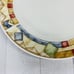 Sakura Majesticware BELLA Red Blue Green Diamonds Stoneware Dinner Plates Set 2