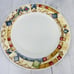 Sakura Majesticware BELLA Red Blue Green Diamonds Stoneware Dinner Plates Set 2