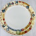 Sakura Majesticware BELLA Red Blue Green Diamonds Stoneware Dinner Plates Set 2