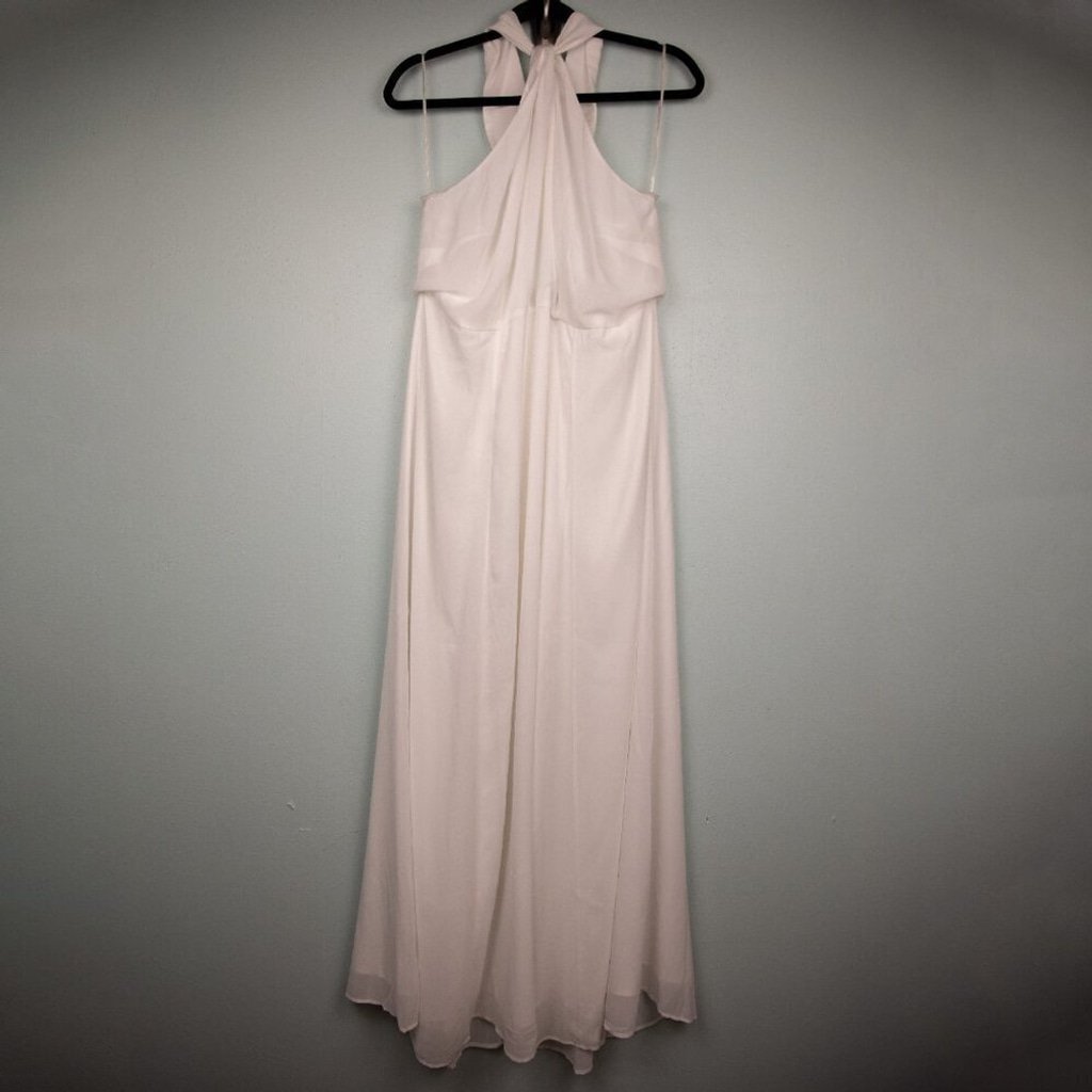 Modcloth Twist of Elate white maxi formal dress-16