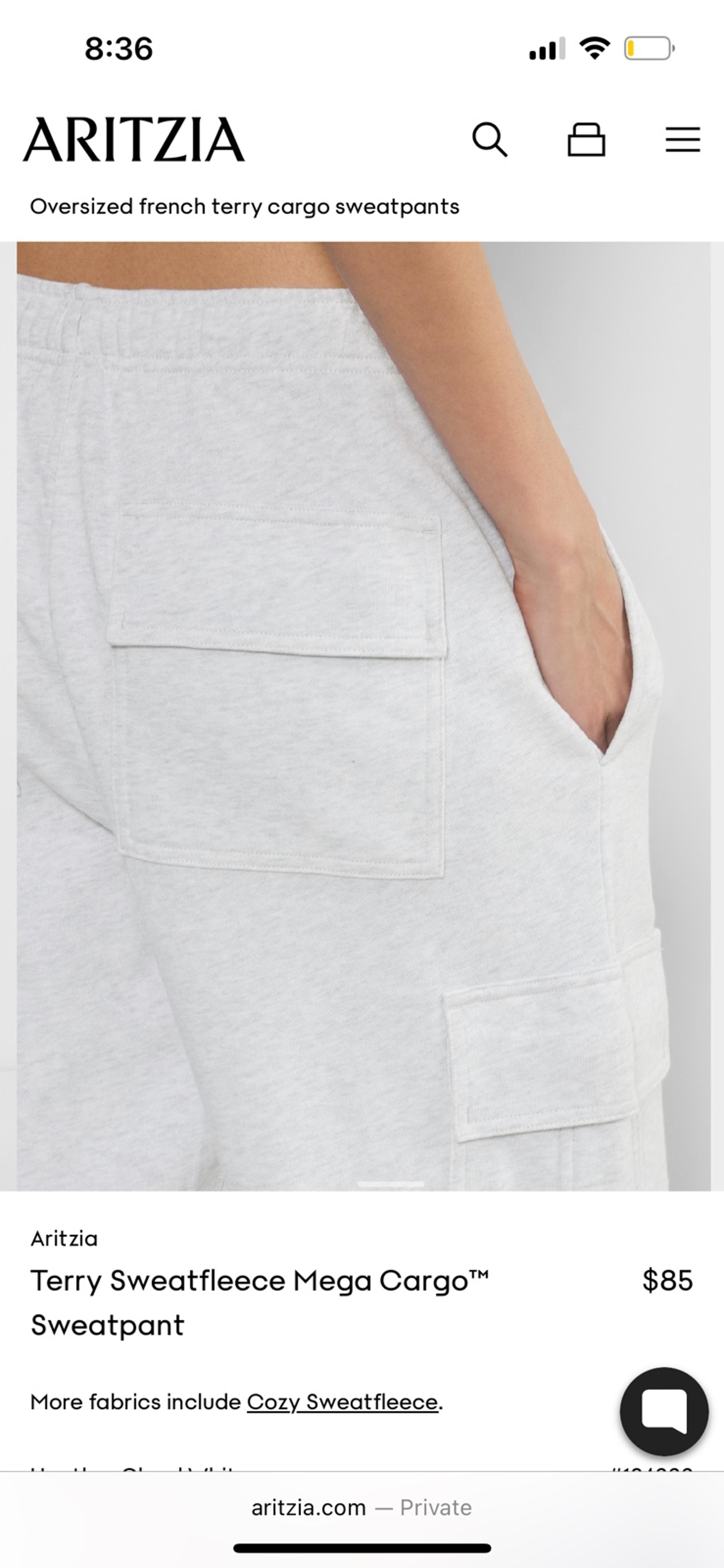 Aritzia Cargo Sweats