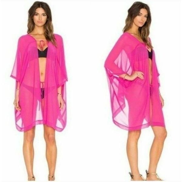 La Agent Provocateur Rosana Pink Swimsuit Cover Up One Size NWT Sold at Revolve