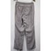 Athleta Cabo Linen Wide Leg Pants Women's 10T Heather Gray Pockets Drawstring