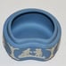 Vintage Wedgewood Blue And White Ceramic Ring Box Trinket Box Vanity Decor