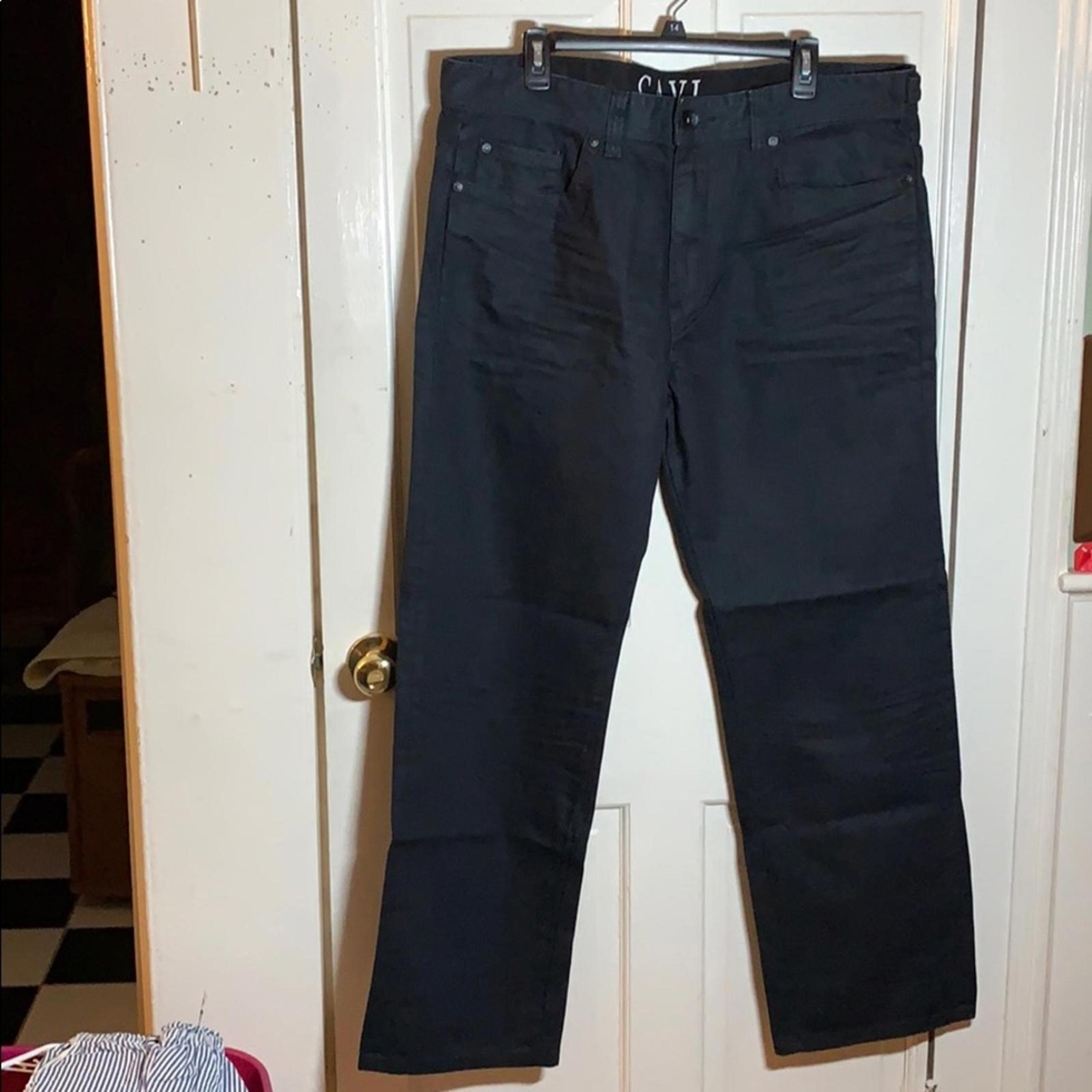Mens Black Cavi Relaxed jeans 38/32