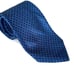 Zegna men’s blue 100% silk tie