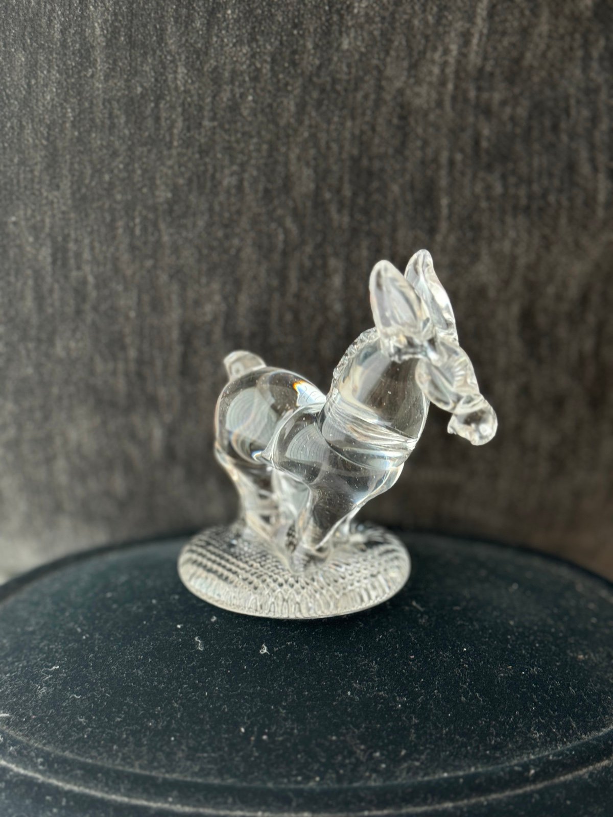 Ultra Rare! Crystal Art Glass Mountain Goat Borisov Russia Figure