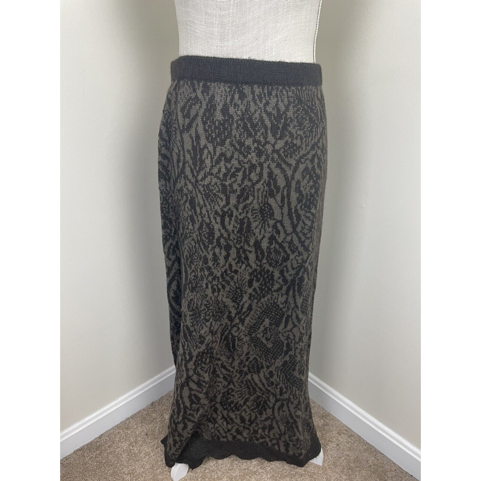 Peruvian Connection Jacquard & Lace skirt large