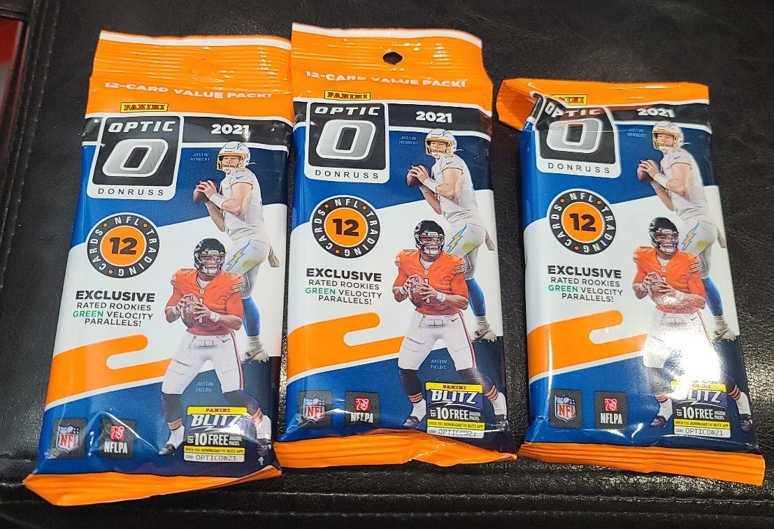 2021 Panini Donruss Optics Value packs lot of 3