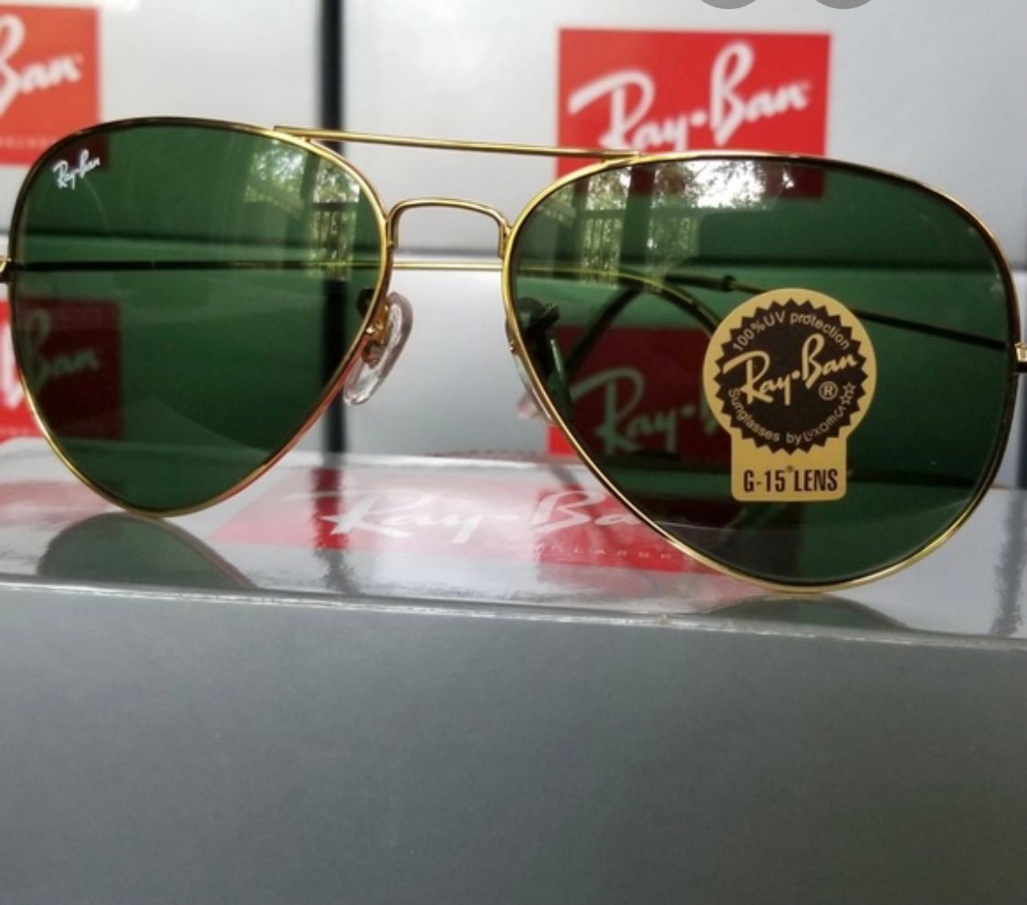 Ray Ban Aviator sunglasses G15 lens
