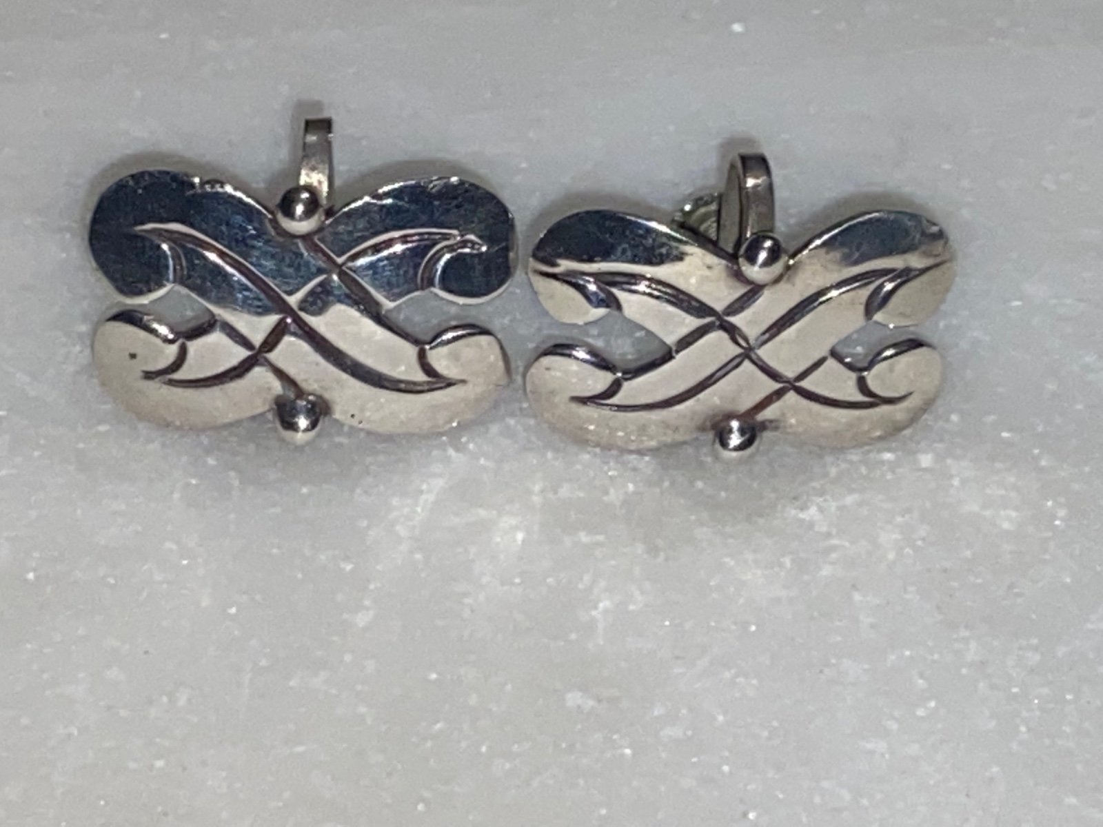 Sterling Designer Vtg Earrings