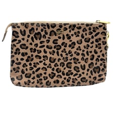 FRESHLY PICKED women's maternity Classic Zip Pouch - animal print