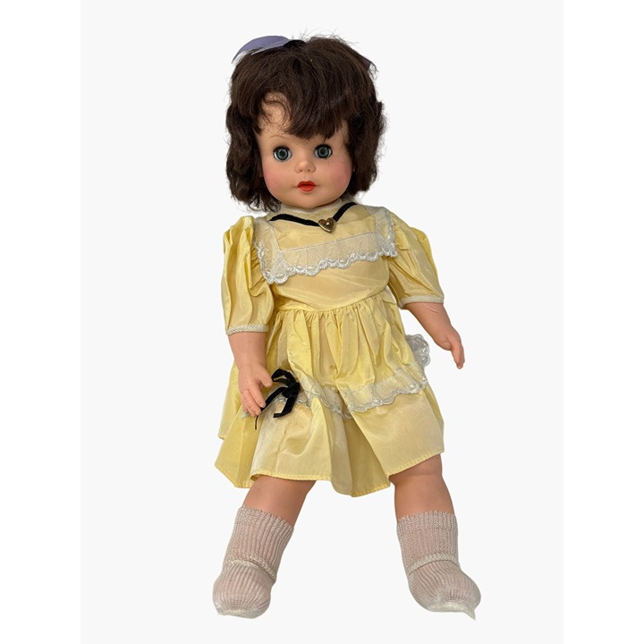 Vintage 50s 60s Eegee vinyl doll sleepy eyes soft vinyl rubber body 18