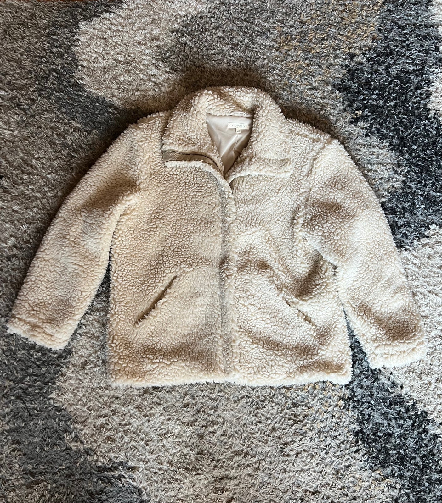La hearts shop teddy jacket