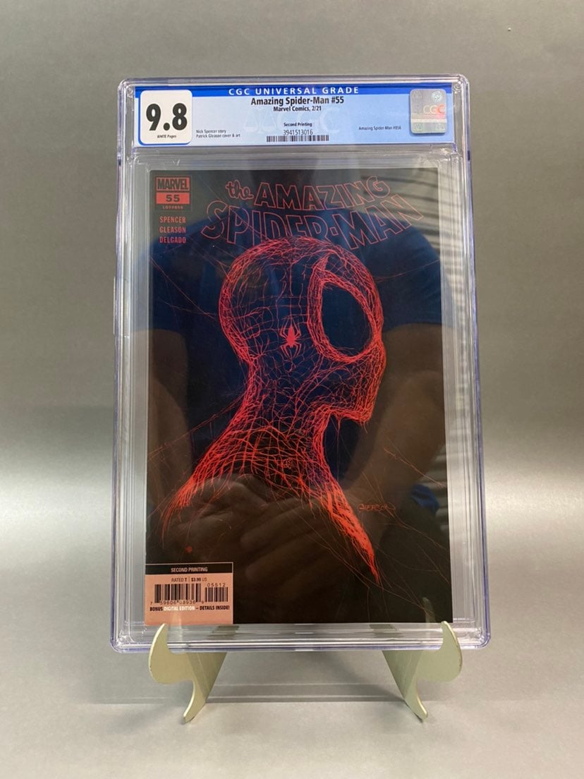 Amazing Spider-Man #55 CGC 9.8 2nd Print Patrick Gleason RED Variant