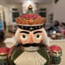 FITZ & FLOYD CHRISTMAS NUTCRACKER COLLECTION LG 2003 POINSETTIA NUTCRACKER