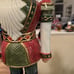 FITZ & FLOYD CHRISTMAS NUTCRACKER COLLECTION LG 2003 POINSETTIA NUTCRACKER