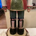 FITZ & FLOYD CHRISTMAS NUTCRACKER COLLECTION LG 2003 POINSETTIA NUTCRACKER