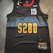 Nikola Jokic Denver Nuggets 5280 Black City Jersey #15 2XL
