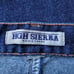 VTG 90s High Sierra Jeans Womens Sz 10 Hi Rise Bootcut Dark Blue Stretch Denim