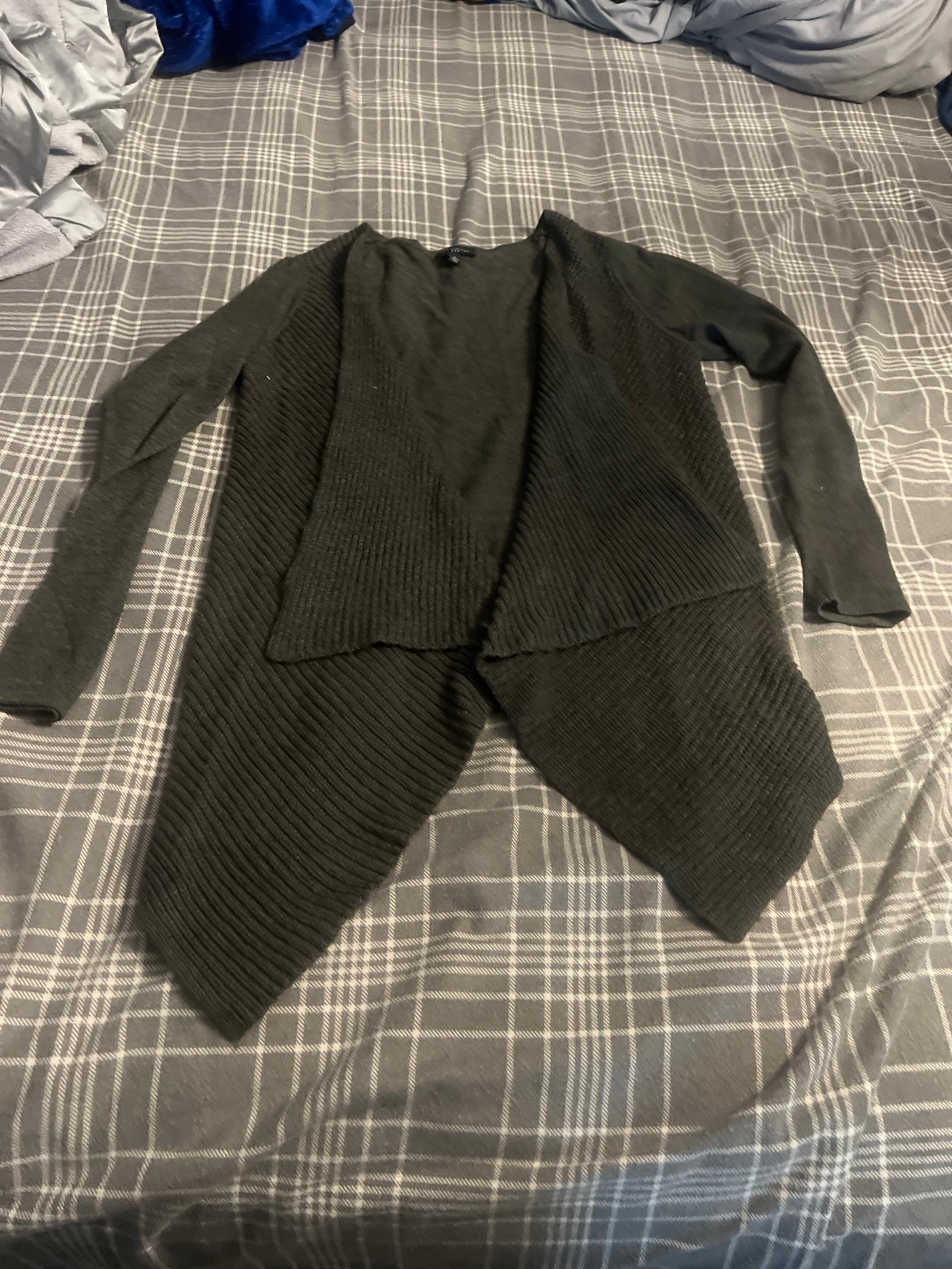 Cardigan Sweater Gray The Limited Size Small